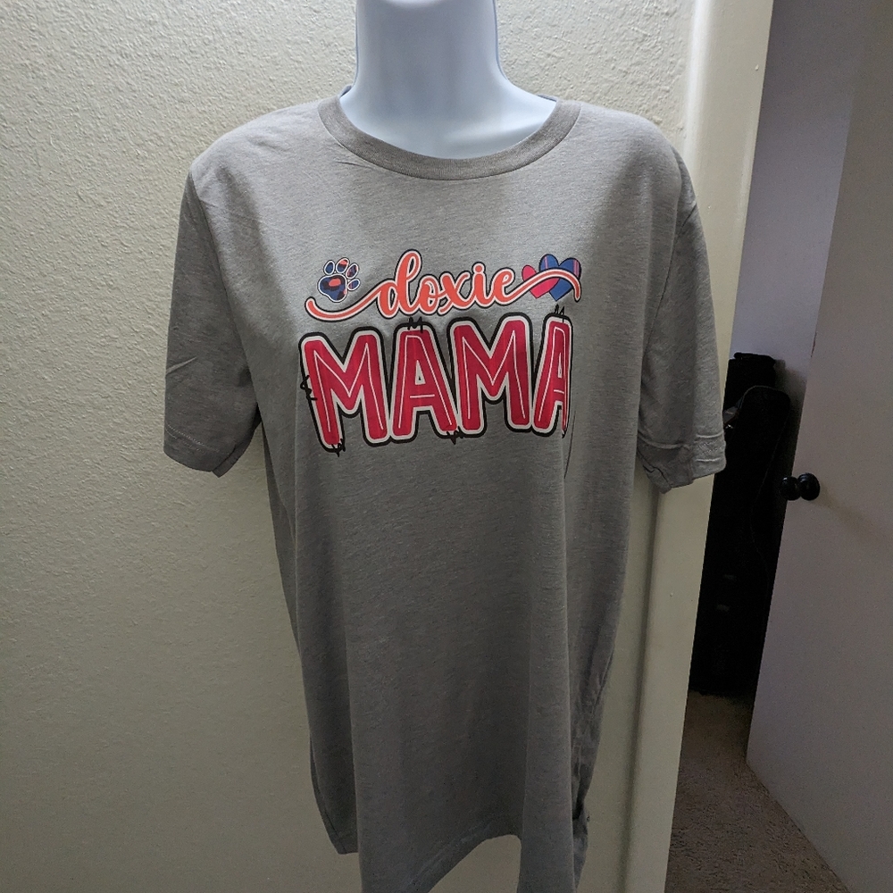 Custom made Doxie mama tee
